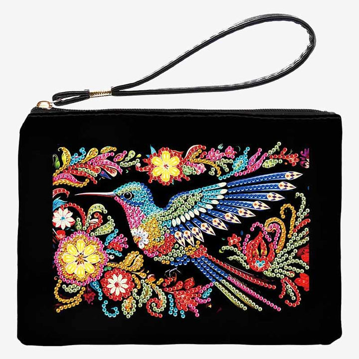 Kolibri Diamant Armband Clutch DIY Diamant Kunst Malerei Geldbörsen