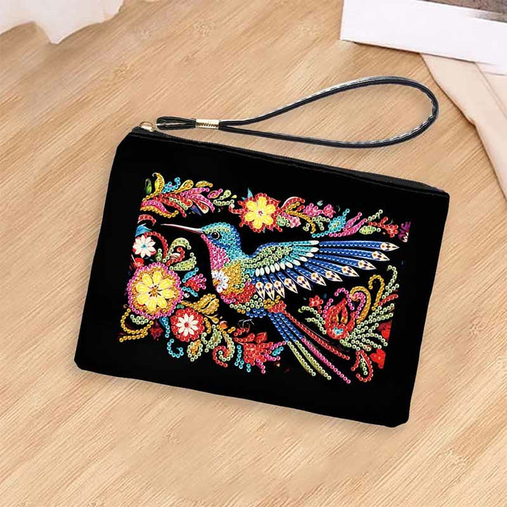 Kolibri Diamant Armband Clutch DIY Diamant Kunst Malerei Geldbörsen