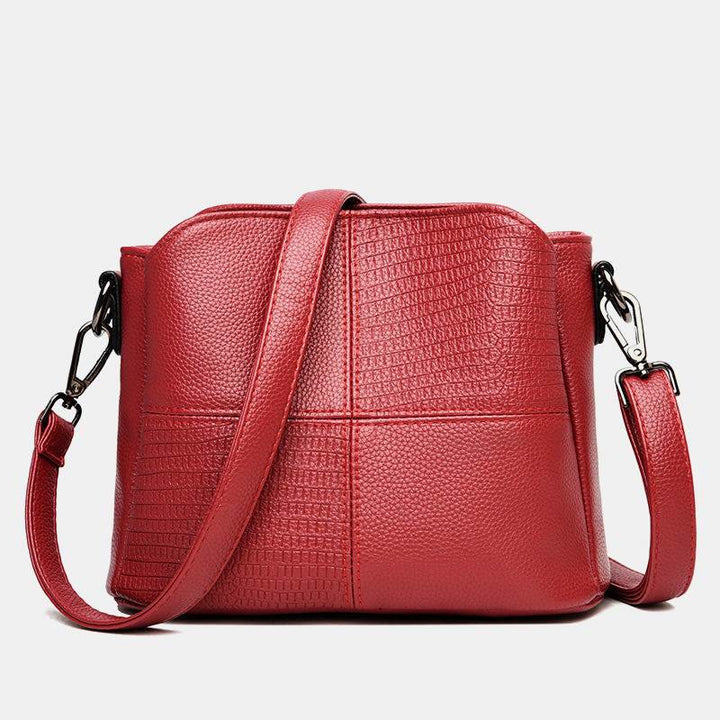 Geldbörsen und Handtaschen für Damen, Umhängetasche aus PU mit mehreren Fächern