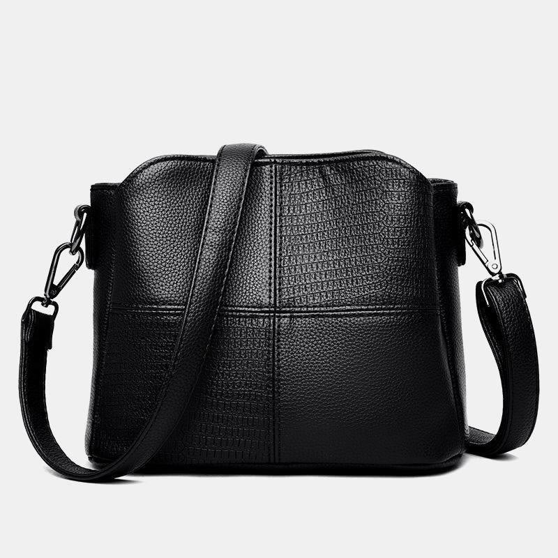 Geldbörsen und Handtaschen für Damen, Umhängetasche aus PU mit mehreren Fächern
