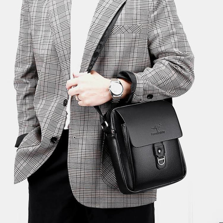 Retro-Business-Umhängetasche mit großem Fassungsvermögen