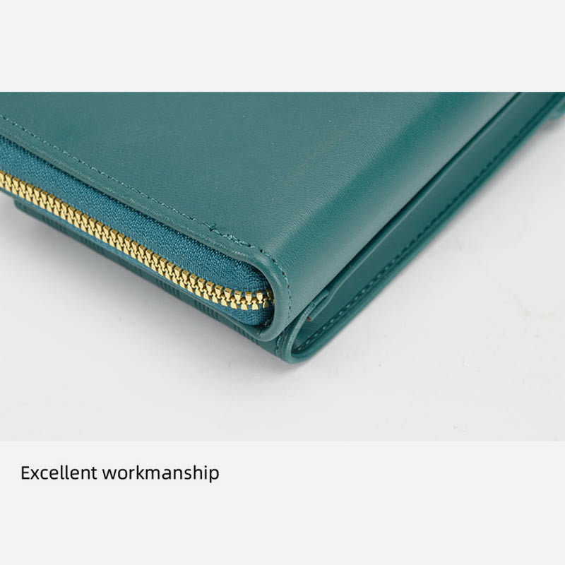 Handy-Umhängetasche, Geldbörse mit Riemen-Design, Kunstleder, für Damen