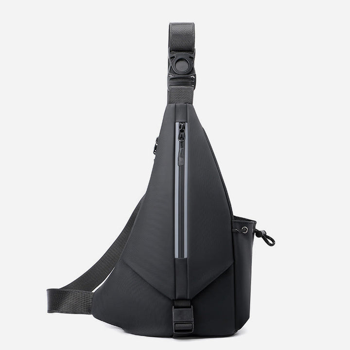 Wasserdichte reflektierende Schultertasche Brusttasche für Männer Reise Sport Geldbörsen