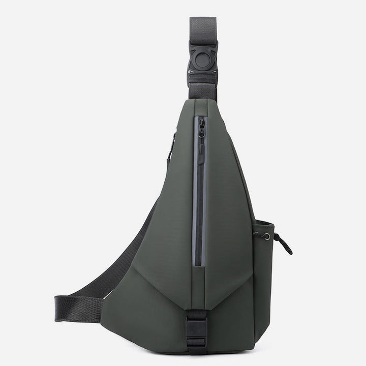 Wasserdichte reflektierende Schultertasche Brusttasche für Männer Reise Sport Geldbörsen