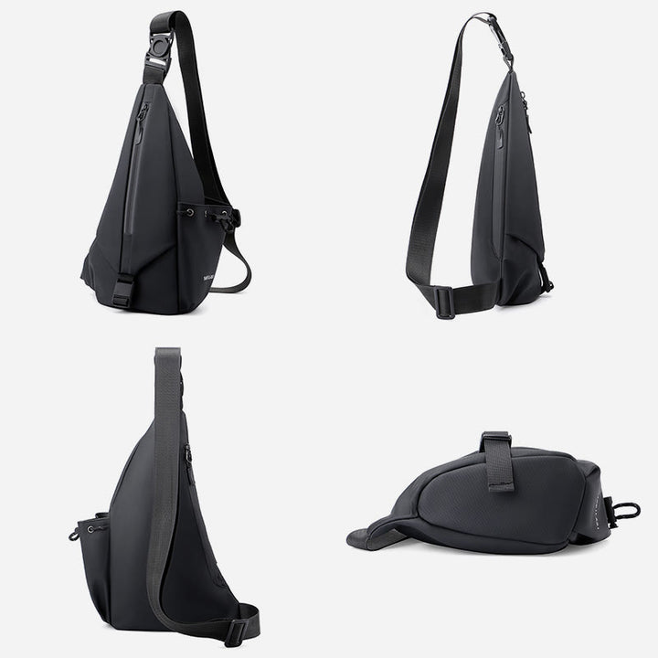 Wasserdichte reflektierende Schultertasche Brusttasche für Männer Reise Sport Geldbörsen