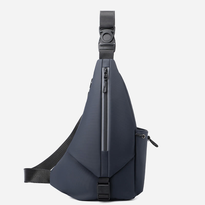 Wasserdichte reflektierende Schultertasche Brusttasche für Männer Reise Sport Geldbörsen