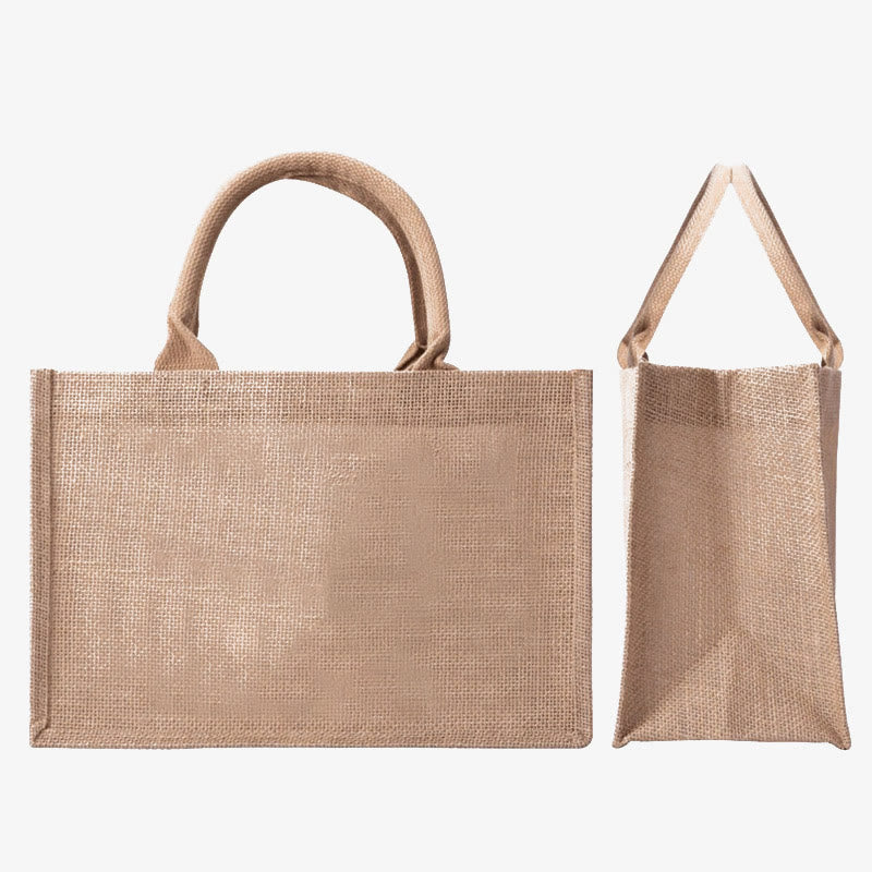 Tragetasche aus Sackleinen mit Blumenmuster, Geschenk für die Schwiegertochter, große Reise-/Shopping-Umhängetasche