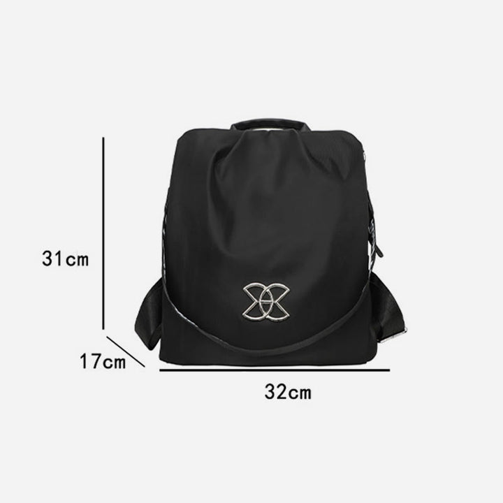 3-Wege-Einsatz Anti-Diebstahl-Rucksack Schultertasche für Frauen Maillard Braun Reisetasche