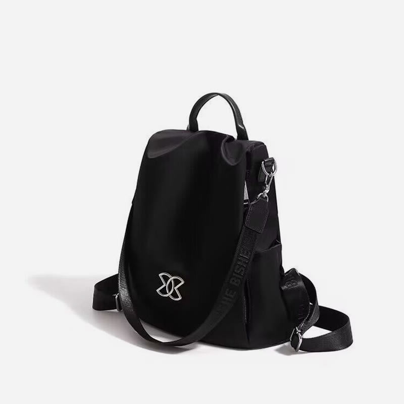 3-Wege-Einsatz Anti-Diebstahl-Rucksack Schultertasche für Frauen Maillard Braun Reisetasche