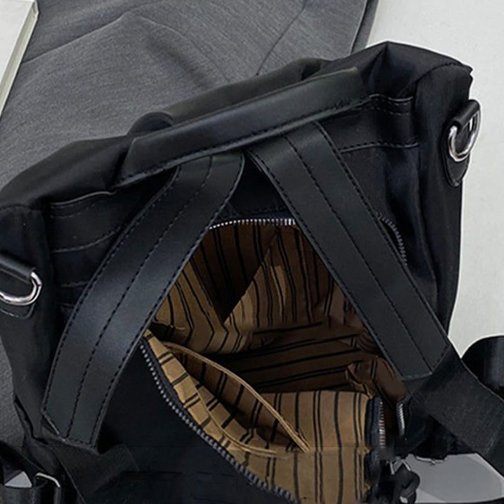 3-Wege-Einsatz Anti-Diebstahl-Rucksack Schultertasche für Frauen Maillard Braun Reisetasche