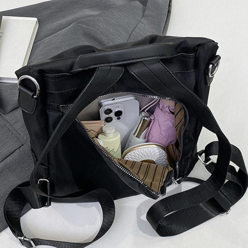 3-Wege-Einsatz Anti-Diebstahl-Rucksack Schultertasche für Frauen Maillard Braun Reisetasche