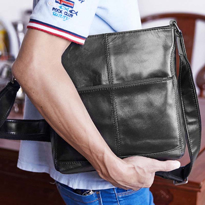 Kleine Umhängetasche aus weichem Leder für Herren, Umhängetasche, Herren-Geldbörse