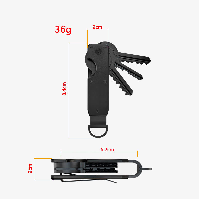 Brieftasche Schlüsselanhänger Schlüsseletui für Männer Business Metall Schlüsselanhänger