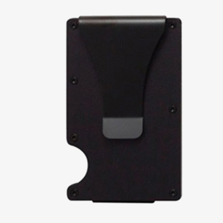 RFID-blockierender Kreditkartenhalter, Kartenetui, minimalistische Geldbörse für Männer - Schwarz - image 12