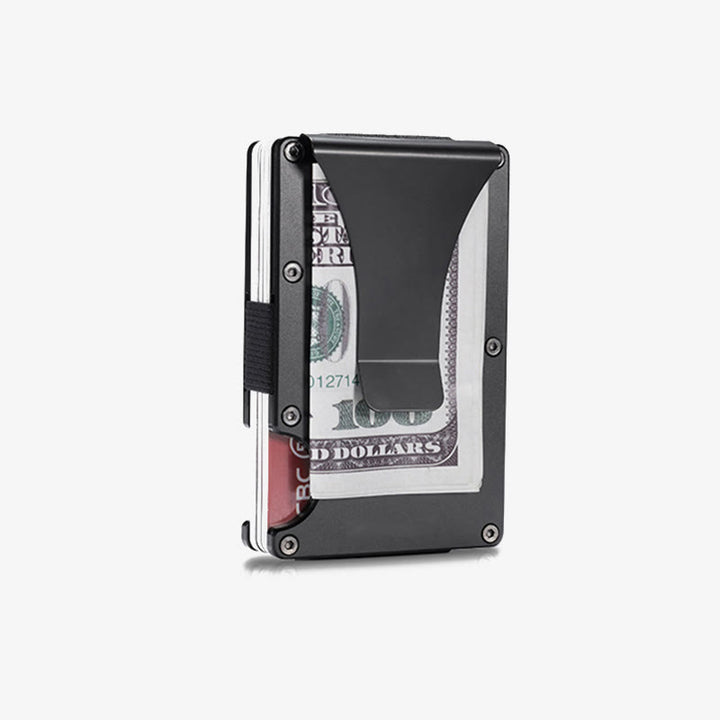 RFID-blockierender Kreditkartenhalter, Kartenetui, minimalistische Geldbörse für Männer - image 7