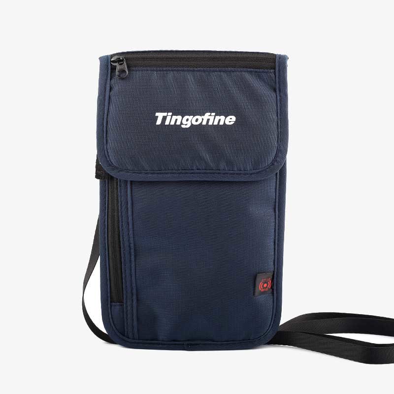 Wasserdichte RFID-blockierende Reisebrieftasche, Reisepasshülle, kleine Umhängetasche