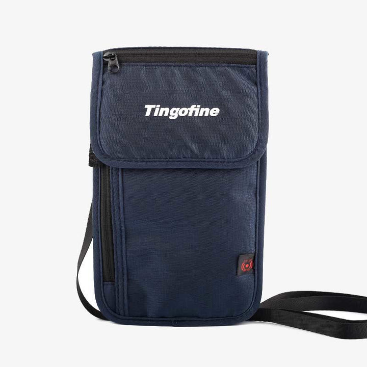 Wasserdichte RFID-blockierende Reisebrieftasche, Reisepasshülle, kleine Umhängetasche