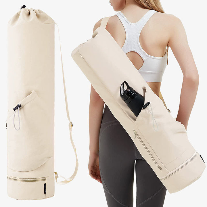 Große Kapazität Yoga Matte Tasche mit Dry Wet De Part Tasche Flammenhalter