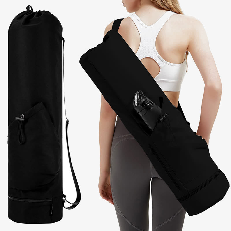 Große Kapazität Yoga Matte Tasche mit Dry Wet De Part Tasche Flammenhalter