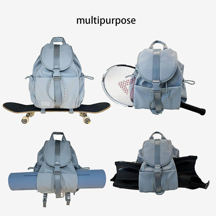 Leichter Multifunktions-Sport-Rucksack Yoga Skateboard Schläger Aufbewahrungstasche Reise Daypack