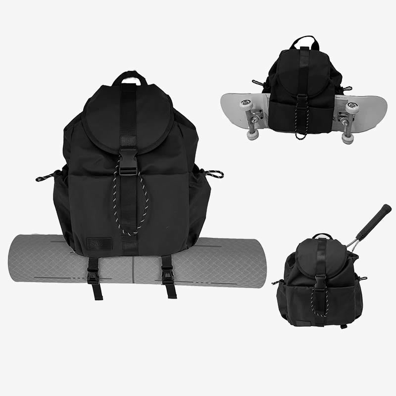 Leichter Multifunktions-Sport-Rucksack Yoga Skateboard Schläger Aufbewahrungstasche Reise Daypack