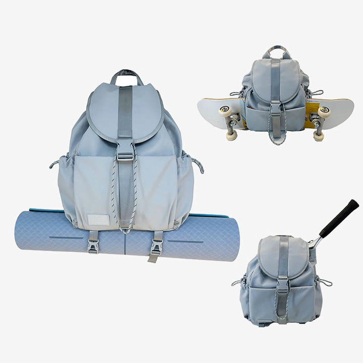 Leichter Multifunktions-Sport-Rucksack Yoga Skateboard Schläger Aufbewahrungstasche Reise Daypack