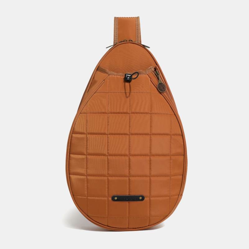 Schlägertasche für Damen, kariertes Muster, wasserdichte Umhängetasche aus Polyester