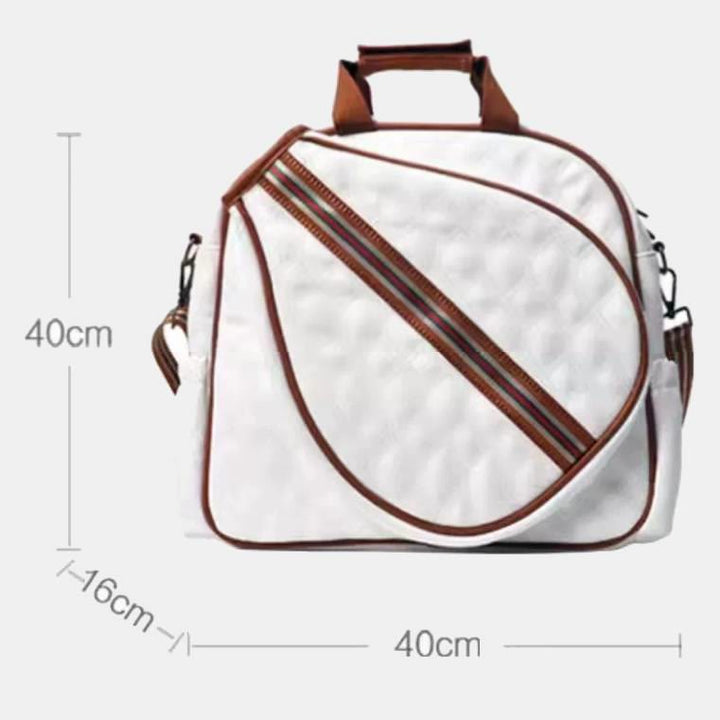 Padel Tennis Schläger Tasche Minimalist Leder Hand Held Sport Tote