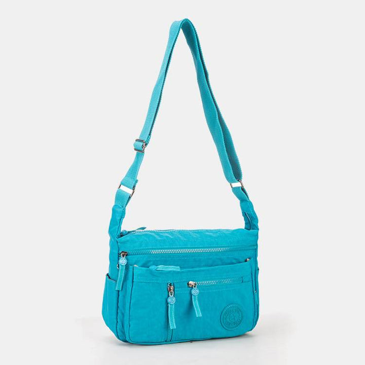 Handtasche mit mehreren Taschen für Damen, wasserdichte Umhängetasche aus Nylon für die Reise