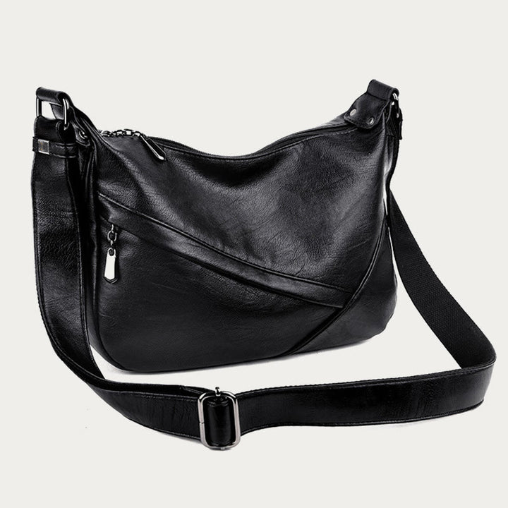 Umhängetasche für Damen, kratzfeste Einkaufstasche aus Leder für die Freizeit
