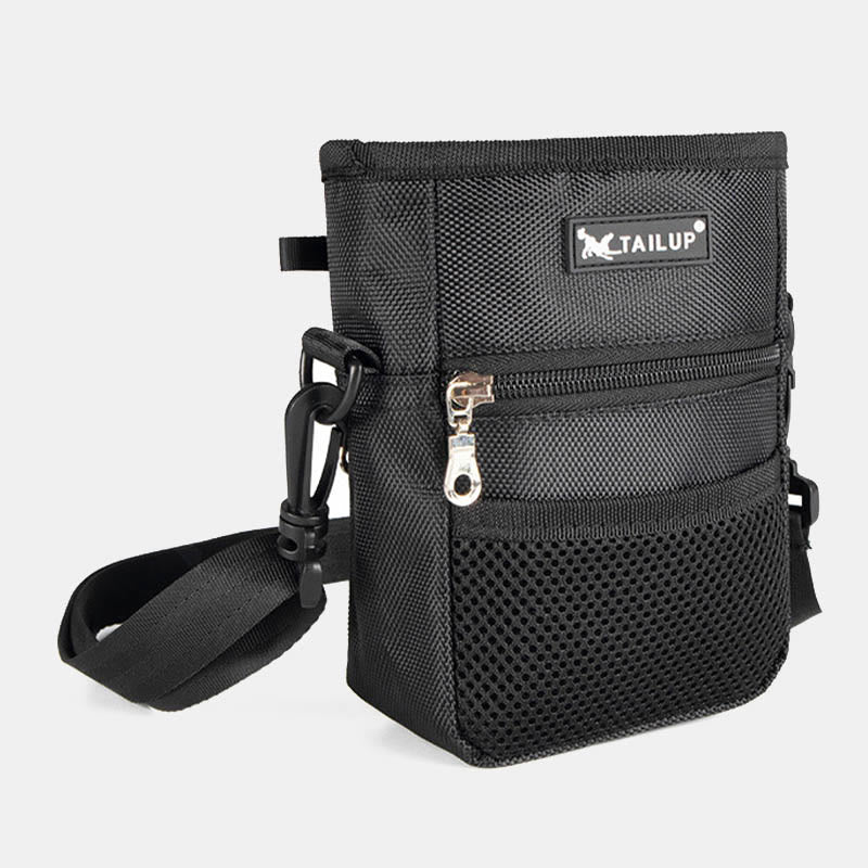 Hundeleckerli-Tasche Snackbehälter mit Umhängegurt und Gürtelschlaufe