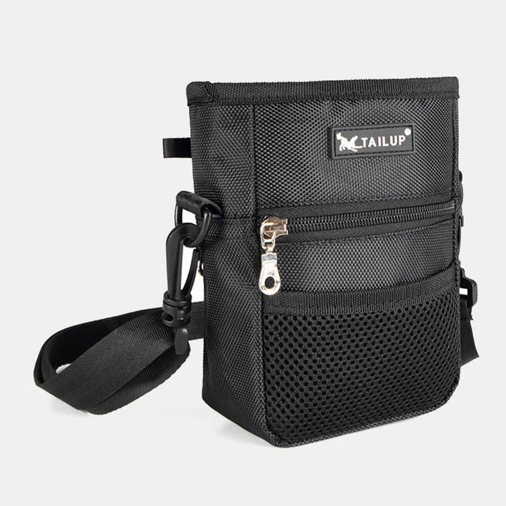 Hundeleckerli-Tasche Snackbehälter mit Umhängegurt und Gürtelschlaufe
