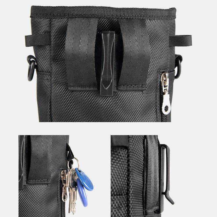 Hundeleckerli-Tasche Snackbehälter mit Umhängegurt und Gürtelschlaufe