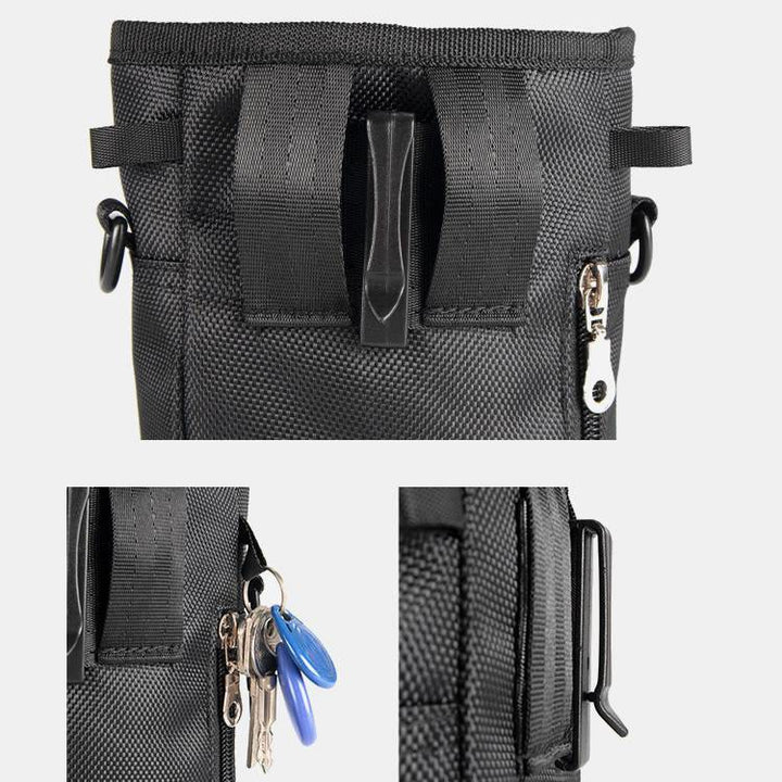 Hundeleckerli-Tasche Snackbehälter mit Umhängegurt und Gürtelschlaufe