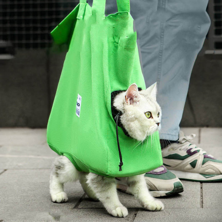 Katzen Transporttasche aus weichem Material, Tragetasche für Pflege und Krallen schneiden