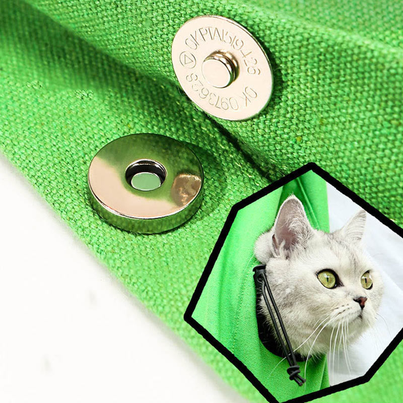 Katzen Transporttasche aus weichem Material, Tragetasche für Pflege und Krallen schneiden