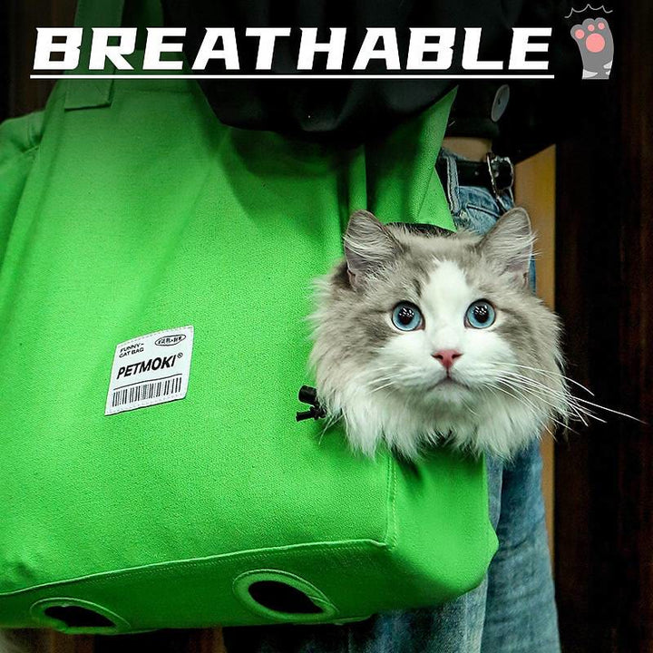 Katzen Transporttasche aus weichem Material, Tragetasche für Pflege und Krallen schneiden