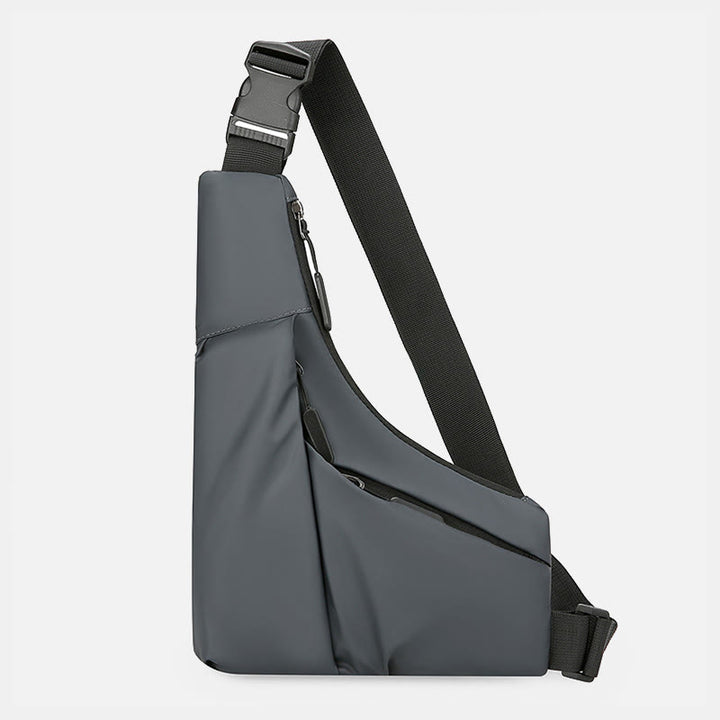 Schlanke Design-Schultertasche Diebstahlsicher Reisefreizeit-Querbody-Tasche