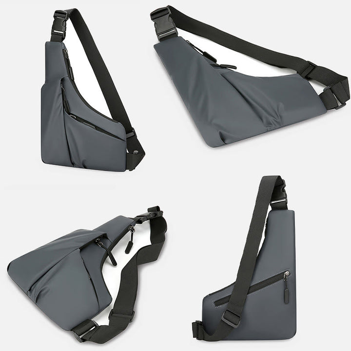 Schlanke Design-Schultertasche Diebstahlsicher Reisefreizeit-Querbody-Tasche