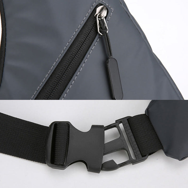 Schlanke Design-Schultertasche Diebstahlsicher Reisefreizeit-Querbody-Tasche