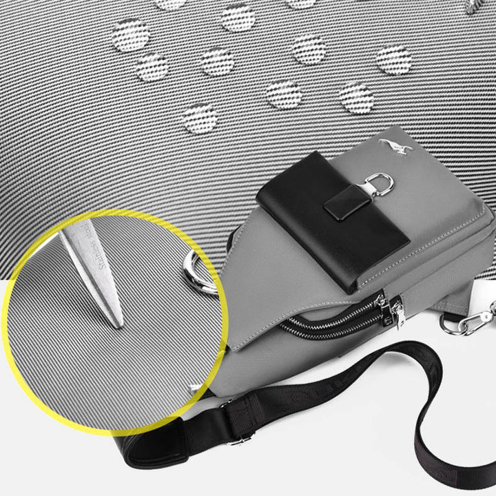 Mehrzweck-Rucksack für Herren zum Reisen, Wandern und Business mit USB-Ladefunktion