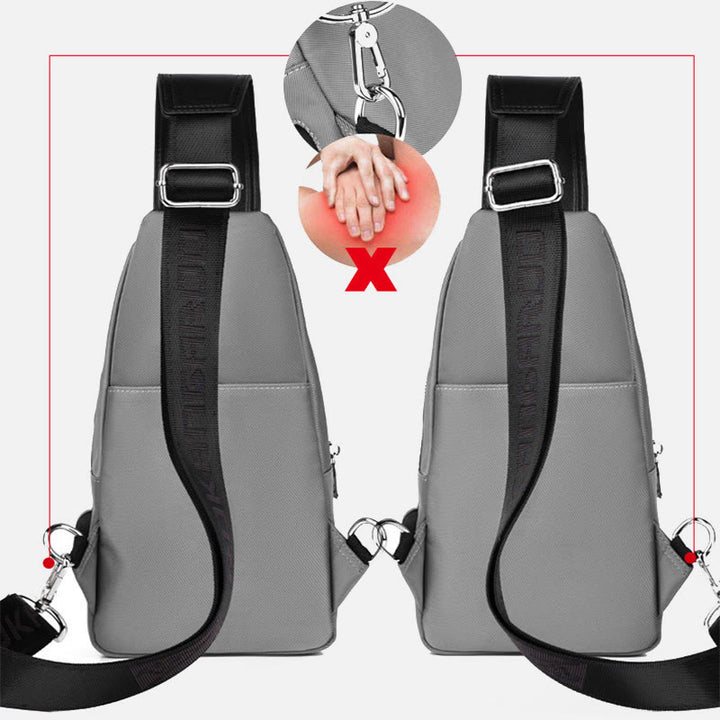 Mehrzweck-Rucksack für Herren zum Reisen, Wandern und Business mit USB-Ladefunktion