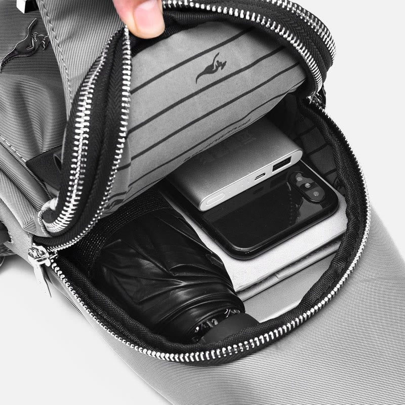 Mehrzweck-Rucksack für Herren zum Reisen, Wandern und Business mit USB-Ladefunktion