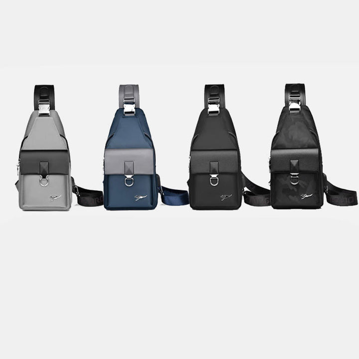 Mehrzweck-Rucksack für Herren zum Reisen, Wandern und Business mit USB-Ladefunktion