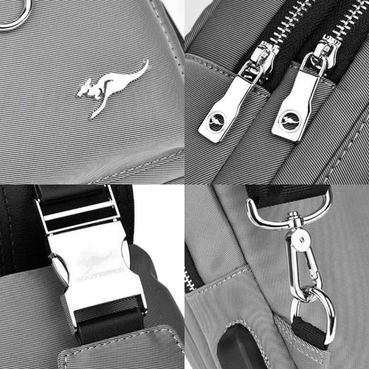 Mehrzweck-Rucksack für Herren zum Reisen, Wandern und Business mit USB-Ladefunktion