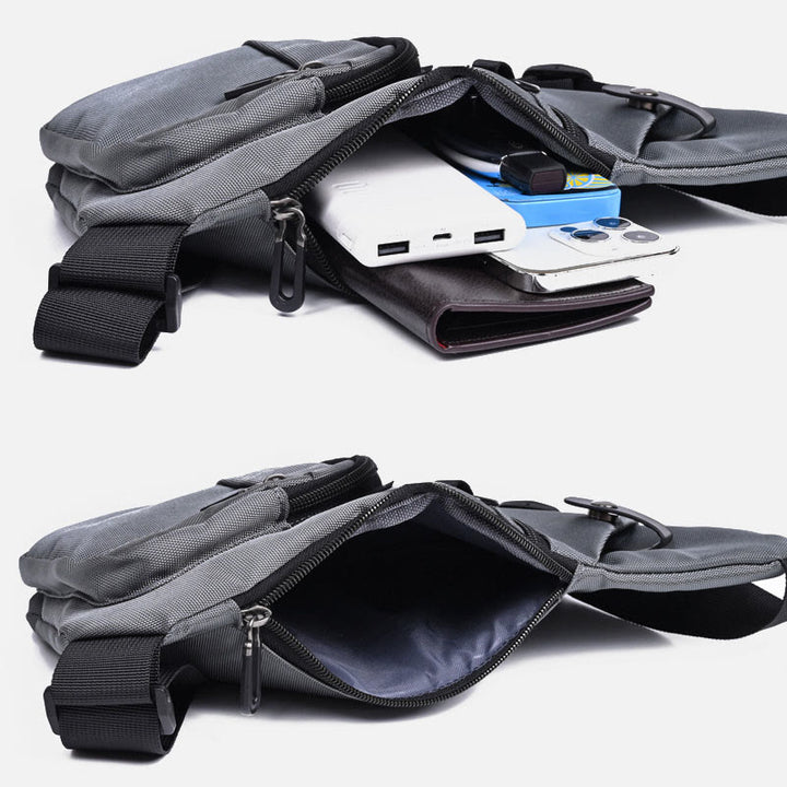 Diebstahlsichere umhängetasche mit mehreren Taschen Leichte Reise-Unterarmtasche