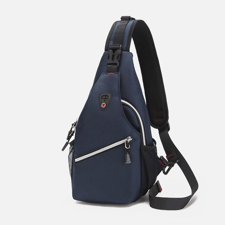 Unisex große Kapazität Oxford Ein-Schulter Rucksack Reise Wander Sling Tasche