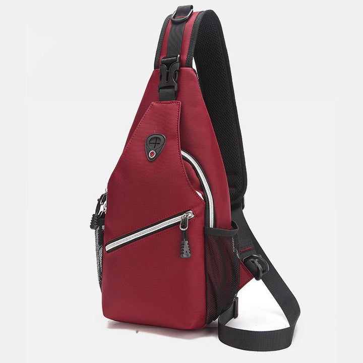 Unisex große Kapazität Oxford Ein-Schulter Rucksack Reise Wander Sling Tasche