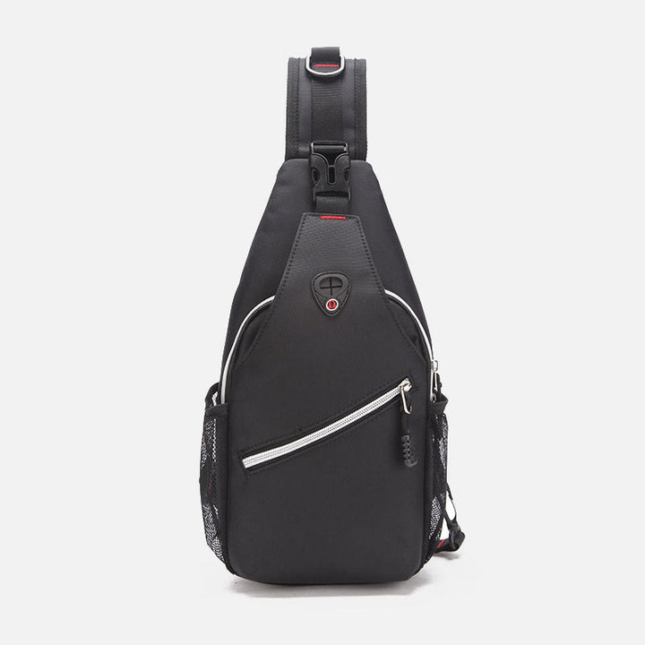 Unisex große Kapazität Oxford Ein-Schulter Rucksack Reise Wander Sling Tasche