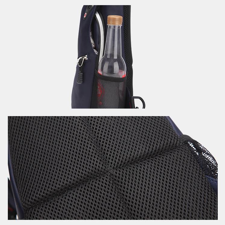 Unisex große Kapazität Oxford Ein-Schulter Rucksack Reise Wander Sling Tasche